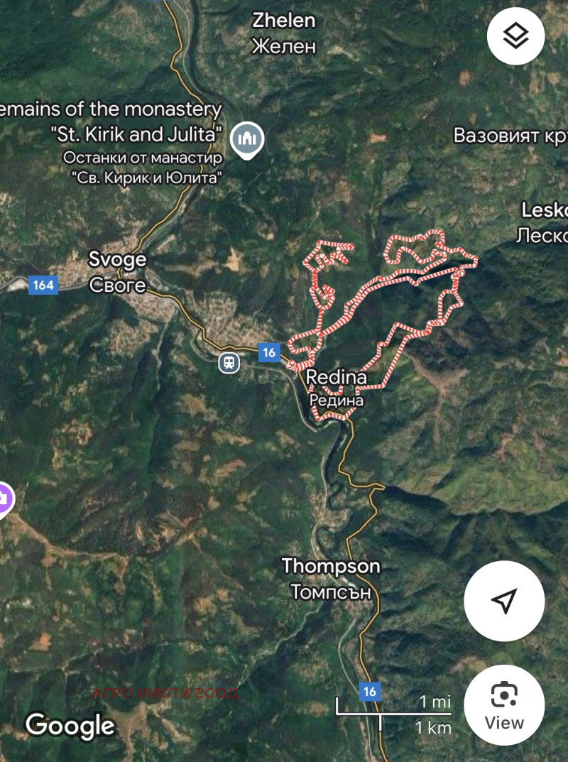 Zu verkaufen  Handlung region Sofia , Swoge , 1500 qm | 27574873