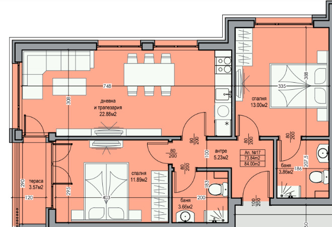 Продава 3-СТАЕН, гр. Бургас, Долно Езерово