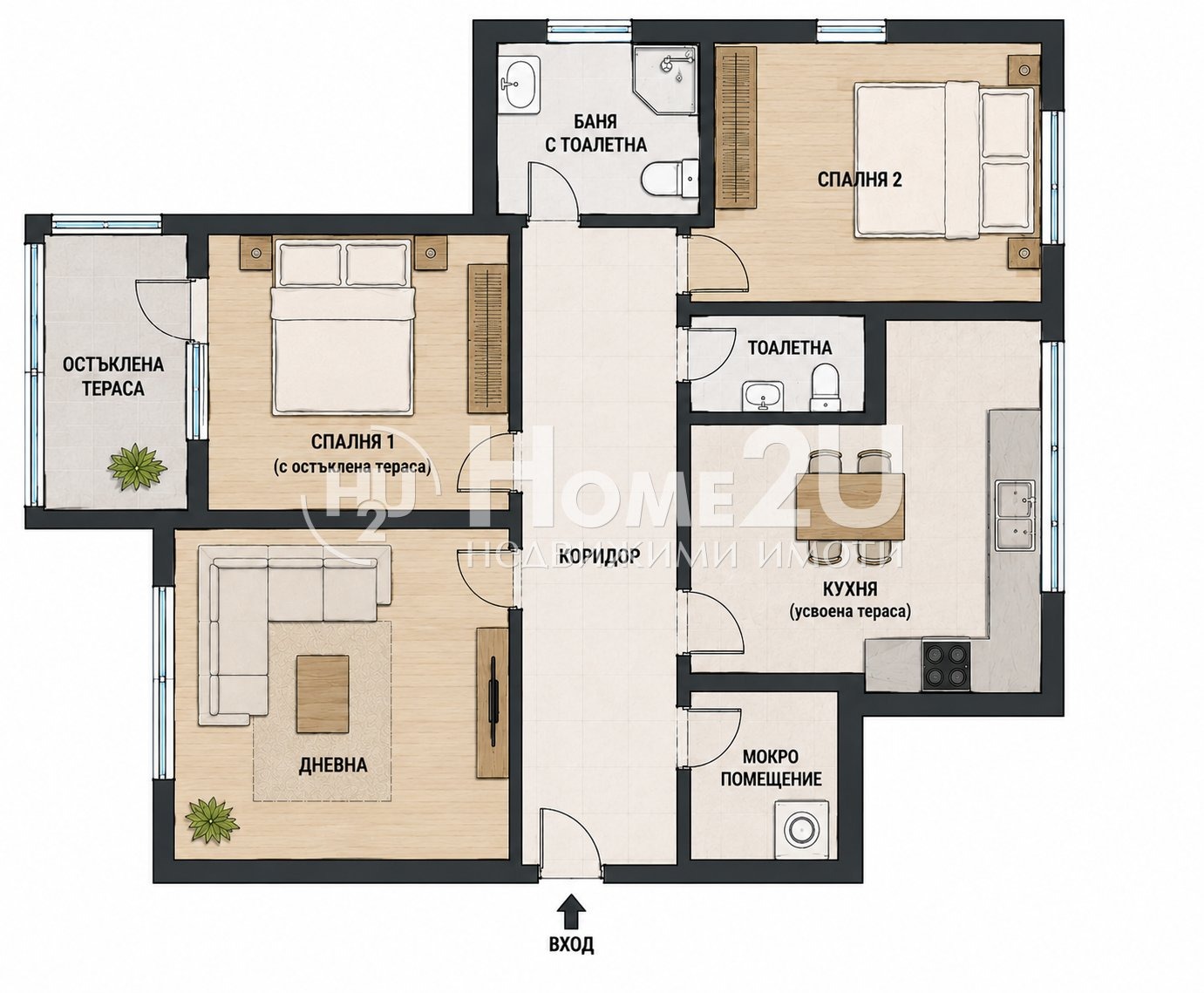 Продава 3-СТАЕН, гр. София, Обеля 2, снимка 9 - Апартаменти - 55830440