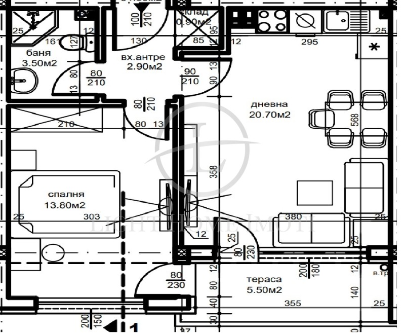 Zu verkaufen  1 Schlafzimmer Plowdiw , Belomorski , 62 qm | 84796040 - Bild [5]