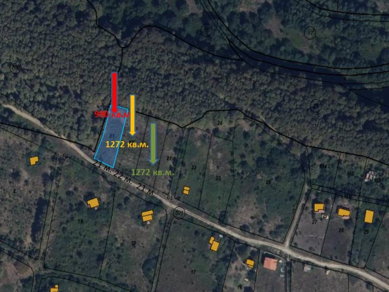 Zu verkaufen  Handlung region Burgas , Kozniza , 1272 qm | 63896455 - Bild [2]