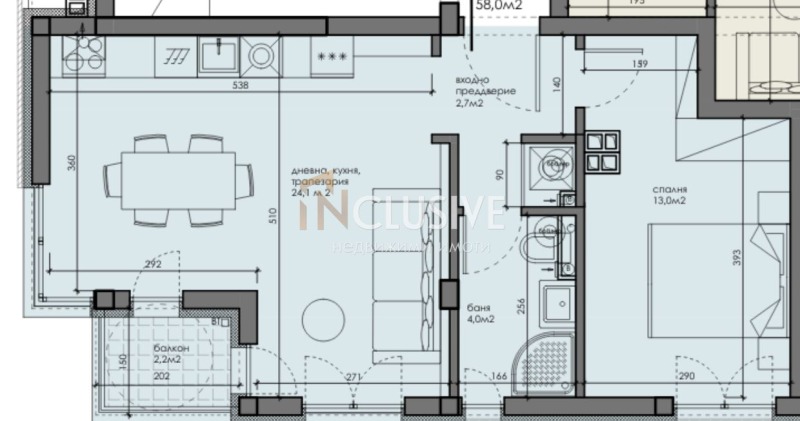 Продава 2-СТАЕН в град Варна, Център - 70 кв.м / 243 600 € » 476 440.19 лв., ИНКЛУЗИВ ВАРНА