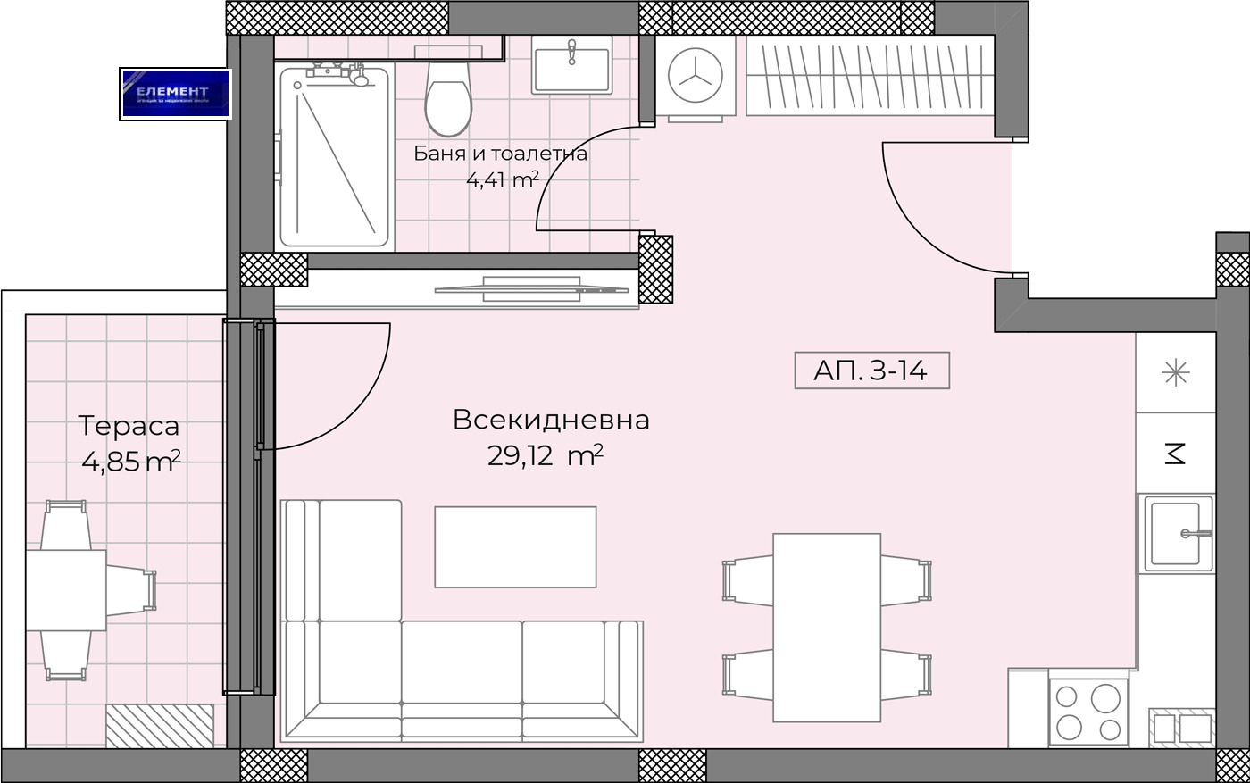 Продава 1-СТАЕН | Imot.bg — изображение 3