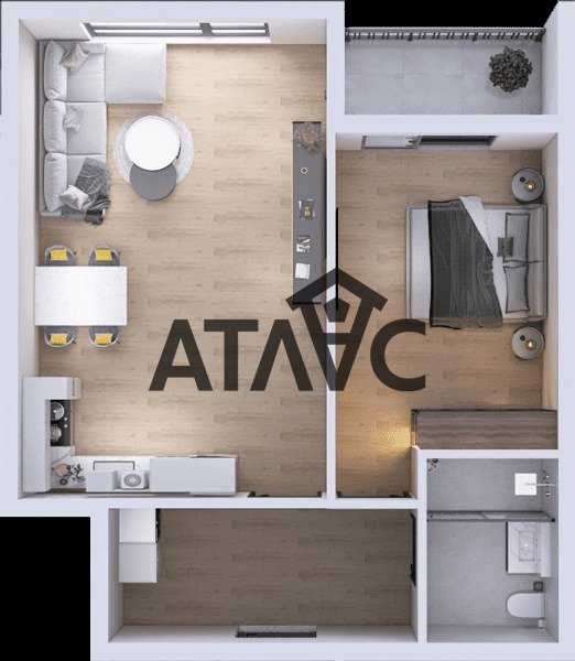À venda  1 quarto Plovdiv , Hristo Smirnenski , 90 m² | 97631281 - imagem [2]