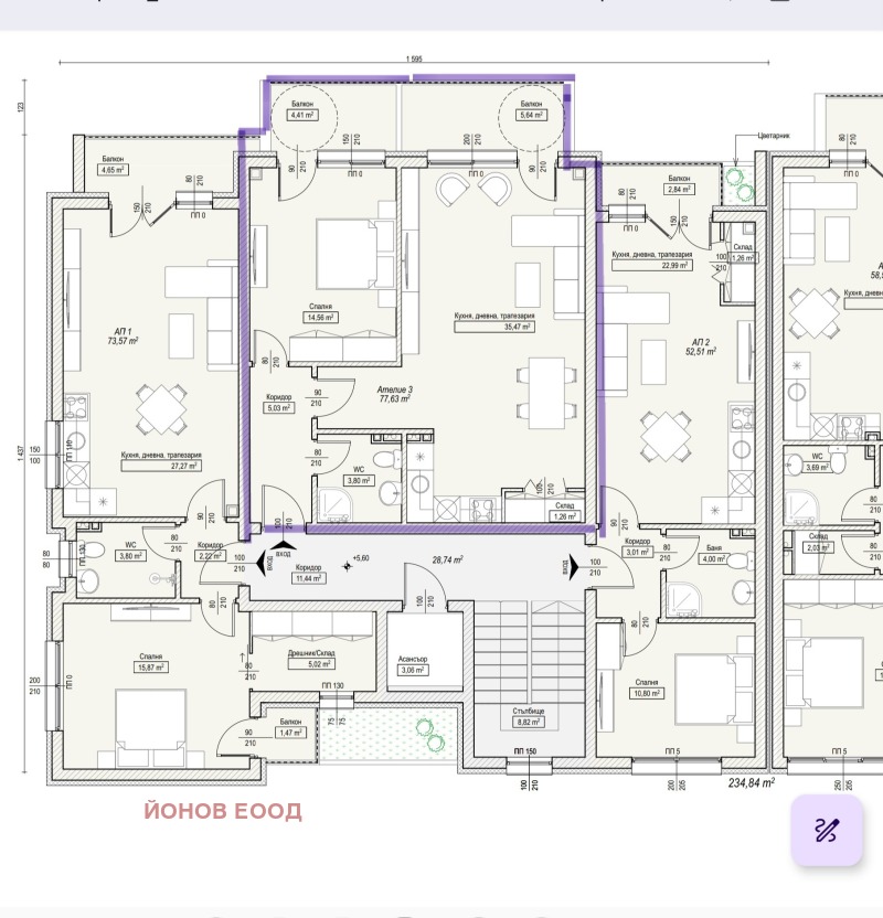 Продава 2-СТАЕН, гр. Приморско, област Бургас