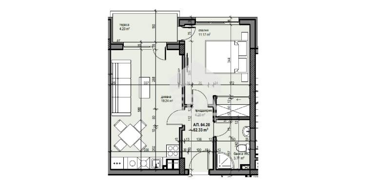 Продава 2-СТАЕН, гр. София, гр. Банкя, снимка 3 - Апартаменти - 53964176