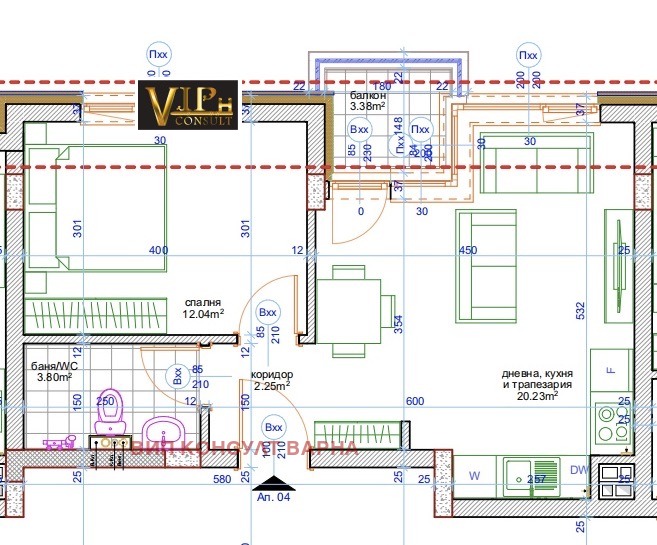 Til salgs  1 soverom Varna , Kajsieva gradina , 61 kvm | 34319432