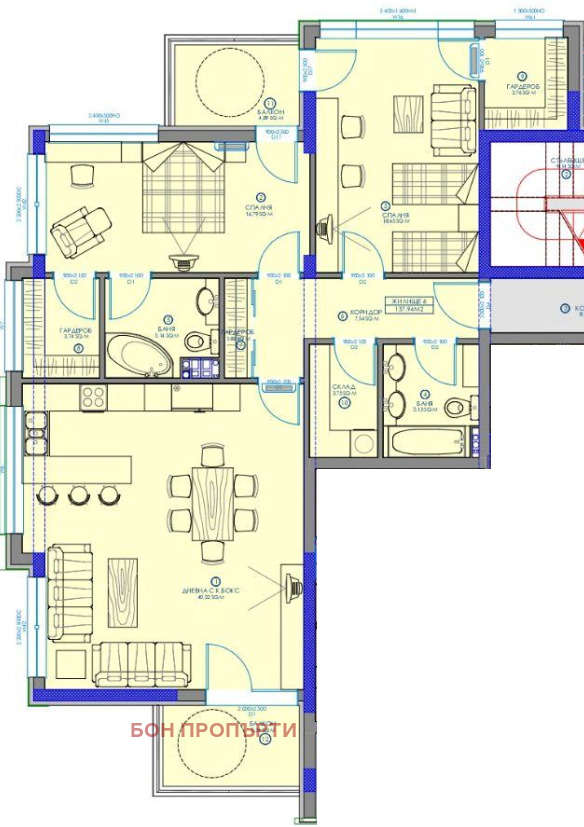 Продава 3-СТАЕН, гр. София, Манастирски ливади, снимка 6 - Апартаменти - 53229480