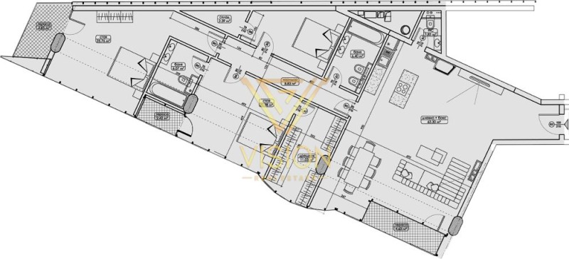 Til salg  3 soveværelser Sofia , Manastirski livadi , 241 kvm | 72760689 - billede [3]
