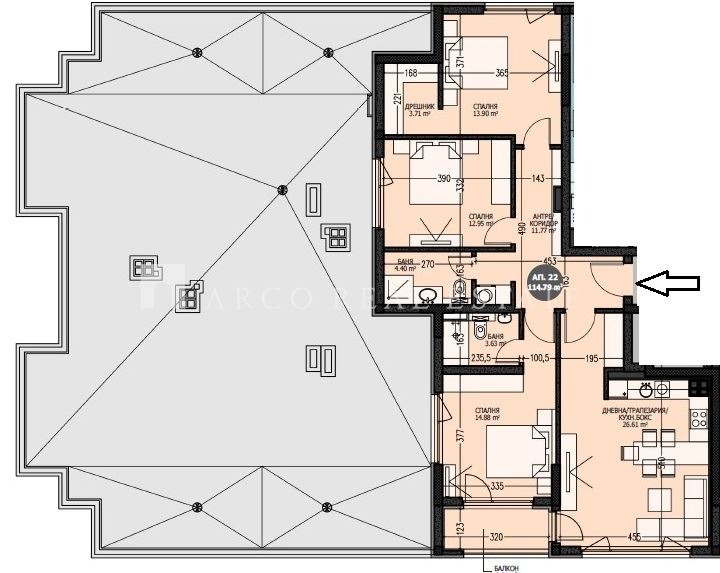 Продава 4-СТАЕН, гр. София, Младост 4, снимка 2 - Aпартаменти - 48194928