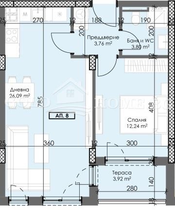 Till salu  1 sovrum Plovdiv , Trakija , 57 kvm | 13387688 - bild [7]