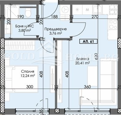 Zu verkaufen  1 Schlafzimmer Plowdiw , Trakija , 58 qm | 13387688 - Bild [3]