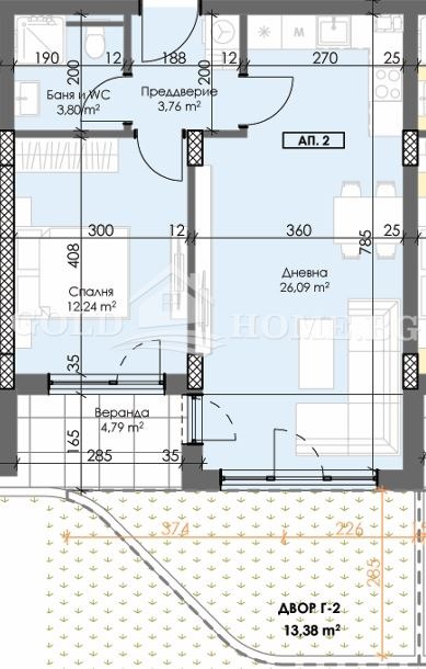 Zu verkaufen  1 Schlafzimmer Plowdiw , Trakija , 58 qm | 13387688 - Bild [9]