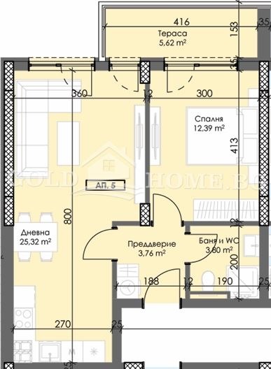 Te koop  1 slaapkamer Plovdiv , Trakija , 58 m² | 13387688 - afbeelding [5]