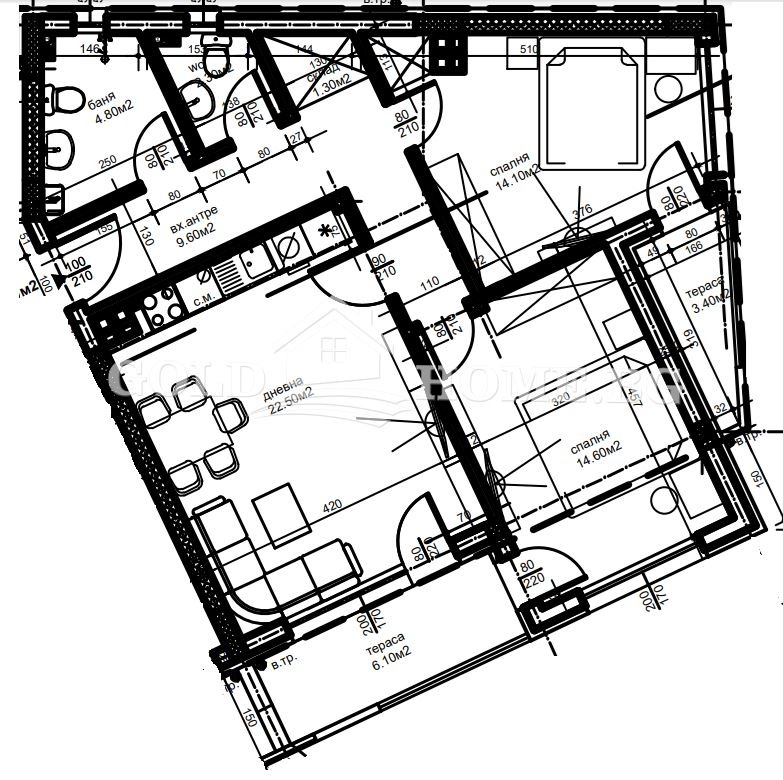 Till salu  2 sovrum Plovdiv , Jujen , 108 kvm | 26085273 - bild [2]