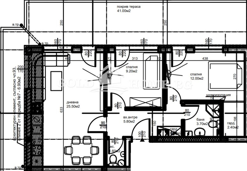 Till salu  2 sovrum Plovdiv , Jujen , 108 kvm | 26085273 - bild [3]