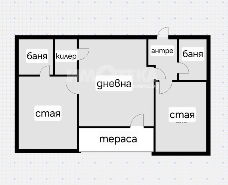 Продава 3-СТАЕН, гр. София, Хладилника, снимка 2 - Aпартаменти - 48751674