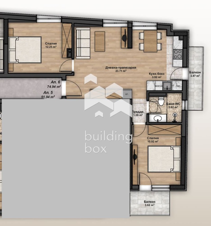 Продава  3-стаен град София , Люлин 4 , 87 кв.м | 23739880 - изображение [10]