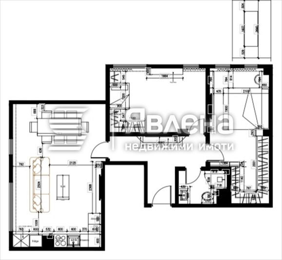 Продава 3-СТАЕН, гр. София, Малинова долина