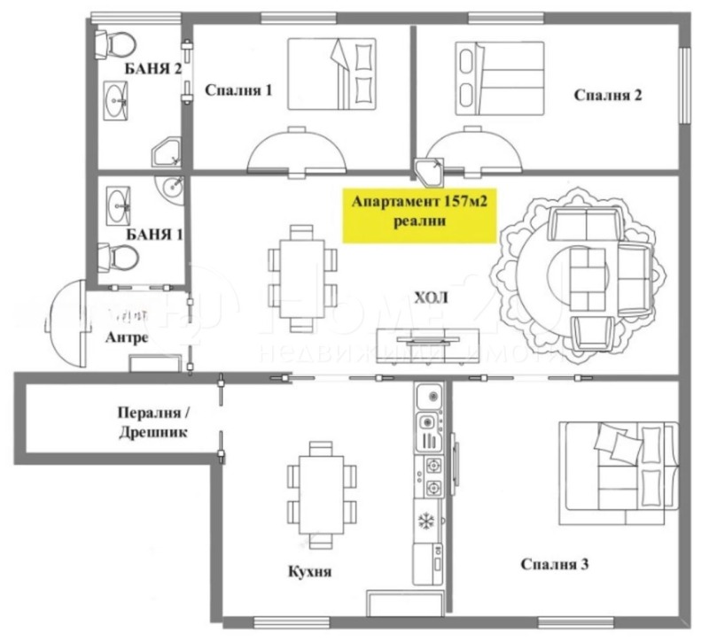 Продава МНОГОСТАЕН, гр. София, Център, снимка 4 - Апартаменти - 52490635