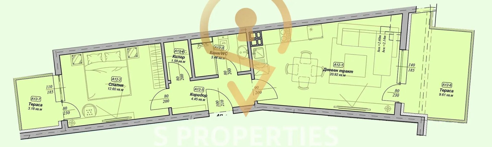 Продава 2-СТАЕН, гр. Варна, Галата, снимка 7 - Апартаменти - 54332712