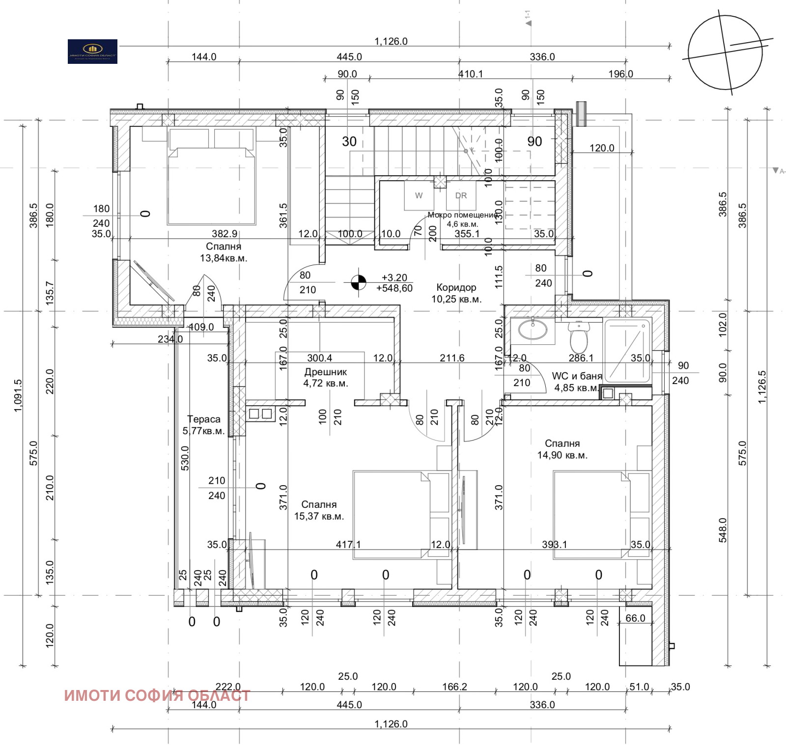 Продава КЪЩА, гр. Костинброд, област София област, снимка 6 - Къщи - 55632918