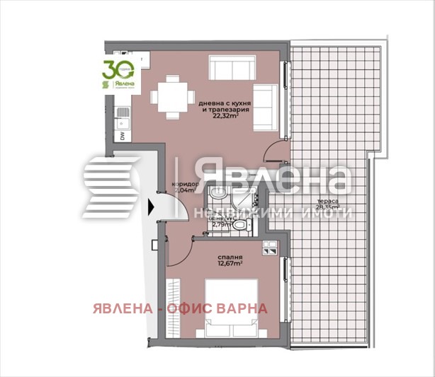 Продава 2-СТАЕН, гр. Варна, Погреби, снимка 7 - Aпартаменти - 47058072