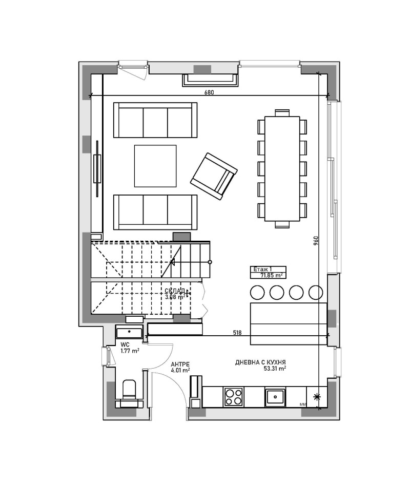 Продава КЪЩА, гр. София, с. Панчарево, снимка 5 - Къщи - 52927884