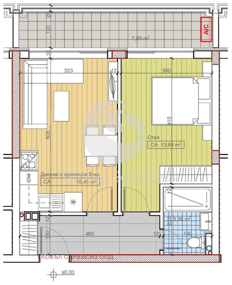 Продава 2-СТАЕН, гр. София, м-т Гърдова глава, снимка 1 - Aпартаменти - 48119428