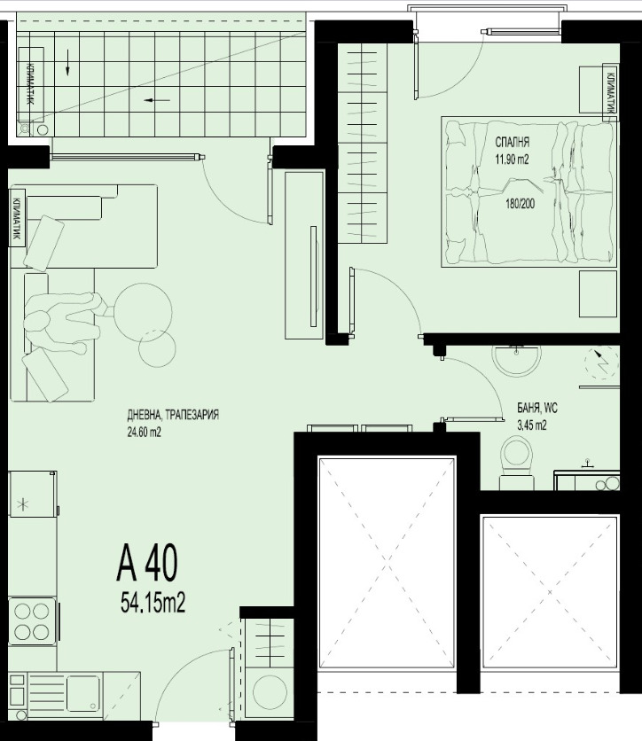 Продава 2-СТАЕН, гр. Пловдив, Христо Смирненски, снимка 4 - Апартаменти - 52988404