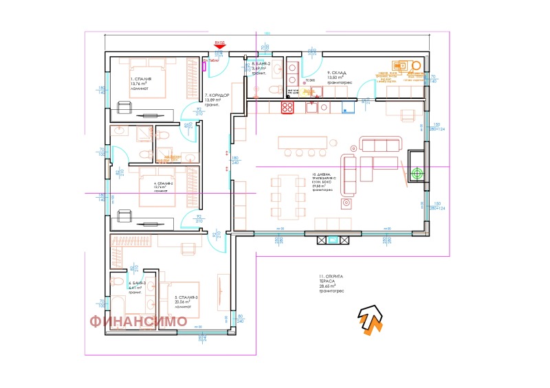 Til salgs  Hus region Sofia , Psjelin , 190 kvm | 94756529 - bilde [16]