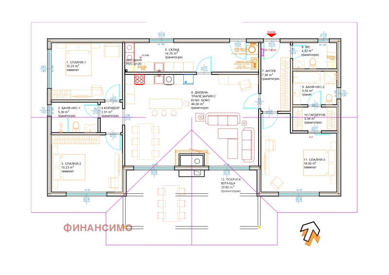 Til salgs  Hus region Sofia , Psjelin , 190 kvm | 94756529 - bilde [17]