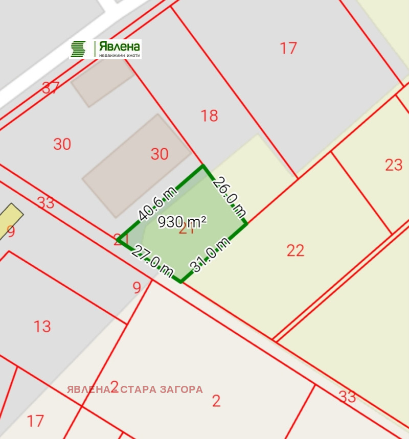 Продава ПАРЦЕЛ в област Стара Загора, с. Богомилово - 929 кв.м / 42 000 € » 82 144.86 лв., ЯВЛЕНА - СТАРА ЗАГОРА