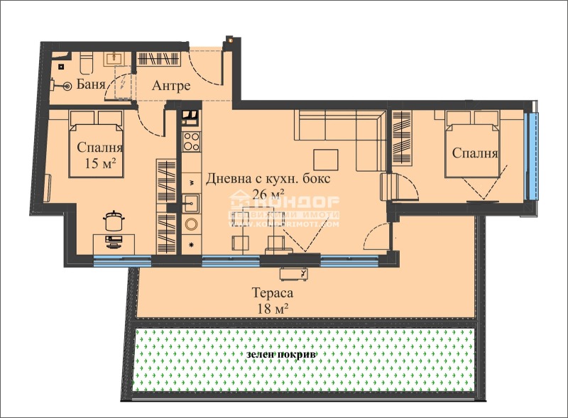 Продава 3-СТАЕН, гр. Пловдив, Христо Смирненски, снимка 2 - Aпартаменти - 49451975