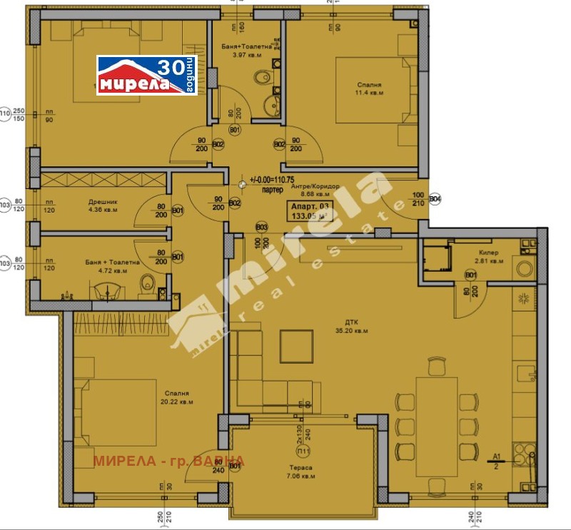 Продава 4-СТАЕН, гр. Варна, Свети Никола, снимка 2 - Апартаменти - 53286287