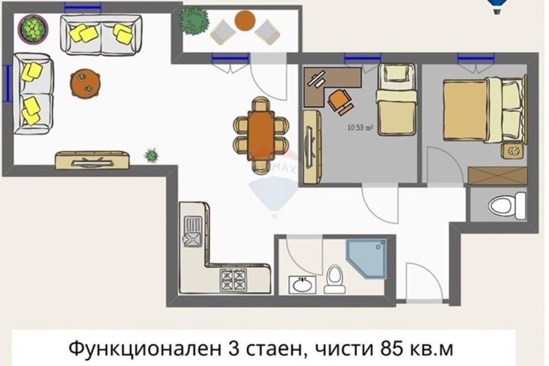 Продава 4-СТАЕН, гр. Варна, Виница, снимка 15 - Aпартаменти - 48846408