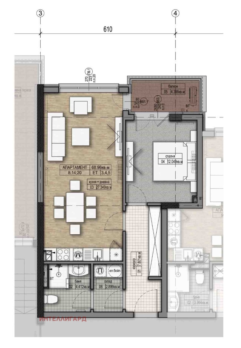À venda  1 quarto Sofia , Drujba 2 , 84 m² | 67540444 - imagem [12]