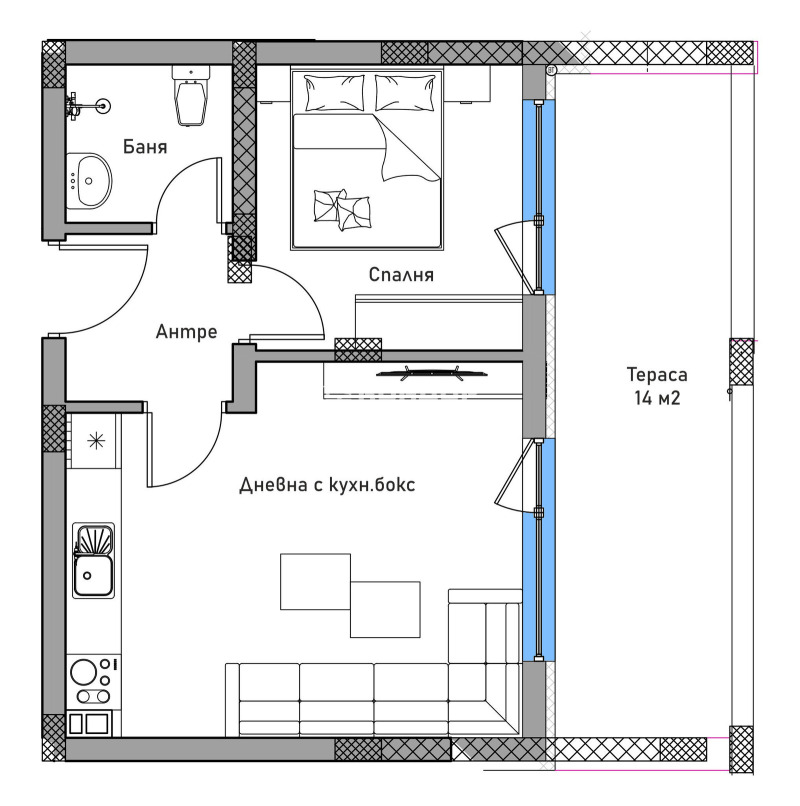 Продава 2-СТАЕН, гр. Пловдив, Въстанически, снимка 4 - Апартаменти - 52751014