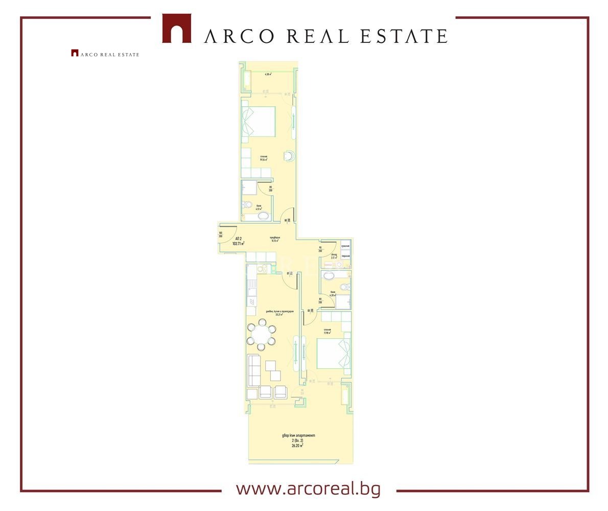 Продава 3-СТАЕН, гр. София, Малинова долина, снимка 2 - Апартаменти - 53112359