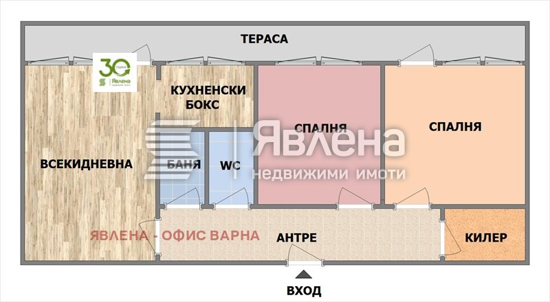 De vânzare  2 dormitoare Varna , Avtogara , 67 mp | 67517032