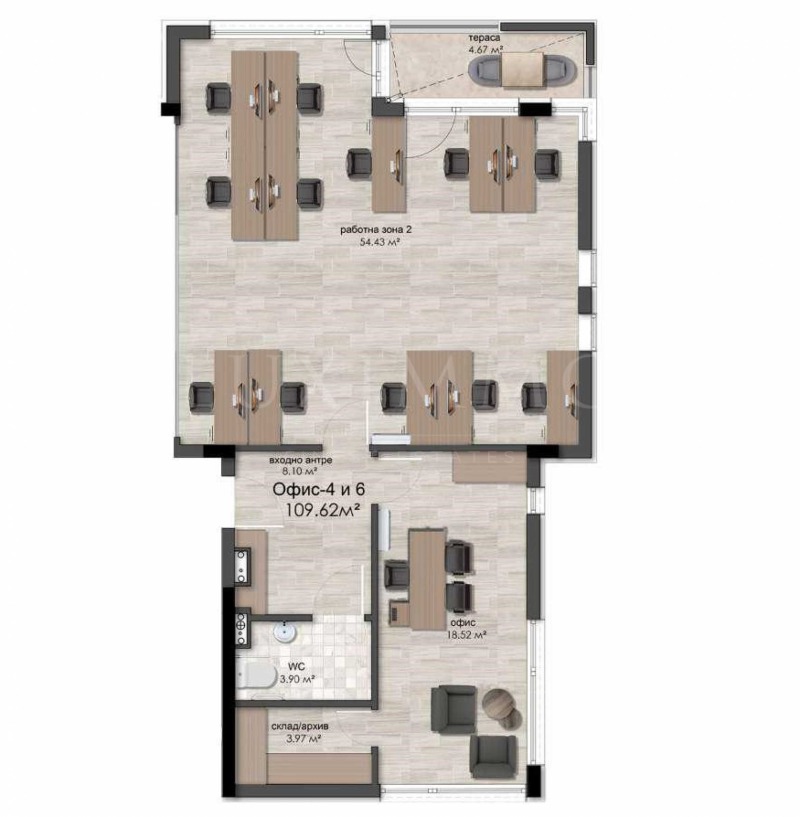 Na prodej  Kancelář Sofia , Bojana , 126 m2 | 17888104 - obraz [2]