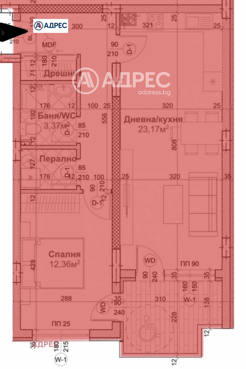 Продава 2-СТАЕН, гр. Варна, Левски 1, снимка 4 - Апартаменти - 55575938