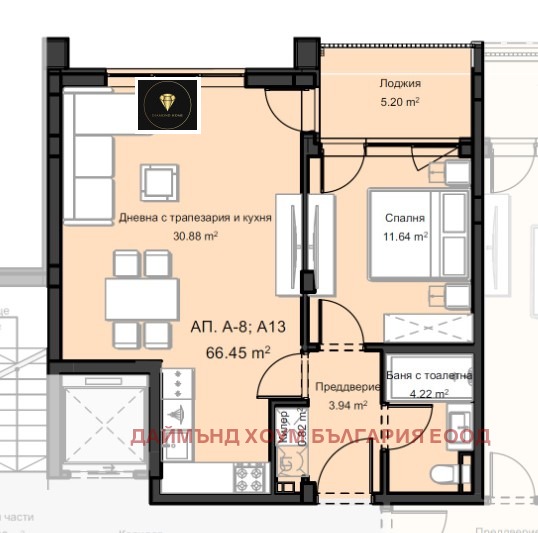 Продава 2-СТАЕН, гр. Пловдив, Остромила, снимка 2 - Апартаменти - 53349577