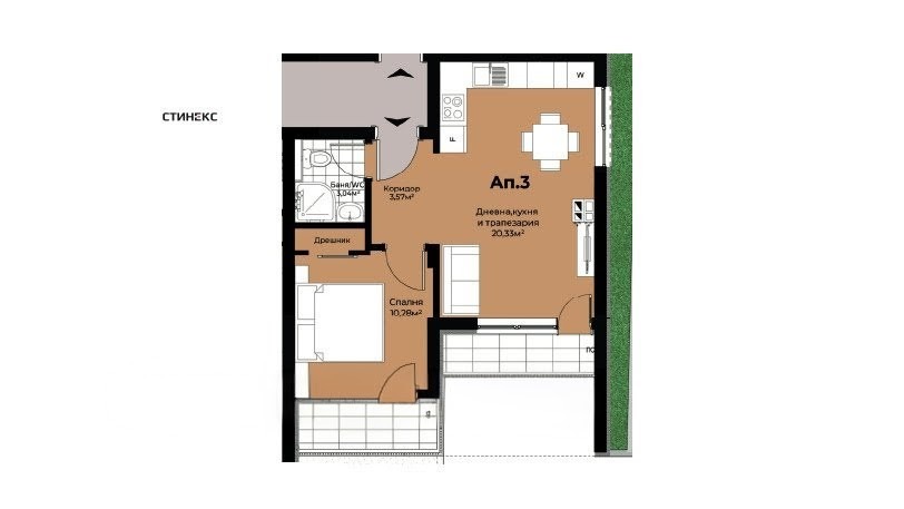Продава 2-СТАЕН, гр. Варна, Победа, снимка 2 - Апартаменти - 52562705