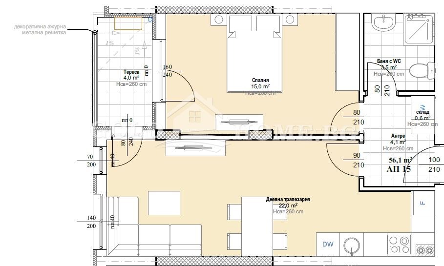 Продава 2-СТАЕН, гр. Пловдив, Христо Смирненски, снимка 2 - Апартаменти - 54972121