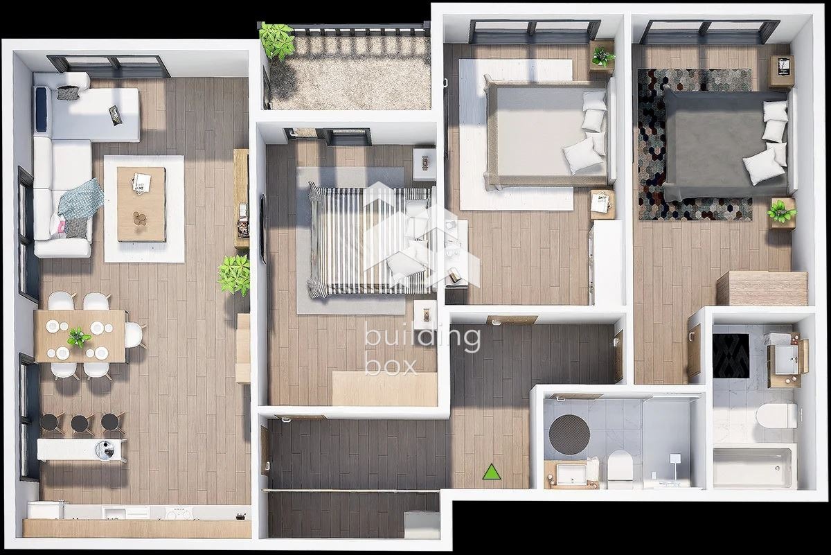 Продава 4-СТАЕН, гр. Пловдив, Христо Смирненски, снимка 3 - Апартаменти - 54136840