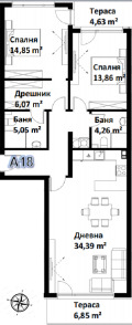 Продава 3-СТАЕН, град Пловдив, Захарна фабрика • 159000 € • 11801752 — Holmes.bg