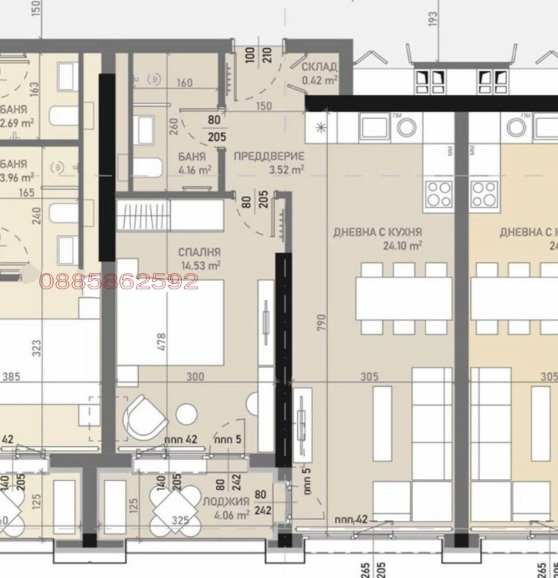 Продава 2-СТАЕН, гр. София, Банишора, снимка 16 - Апартаменти - 53066993
