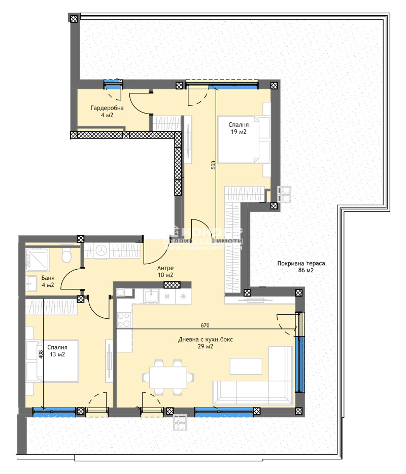 Продава  3-стаен град Пловдив , Тракия , 199 кв.м | 18098356 - изображение [2]