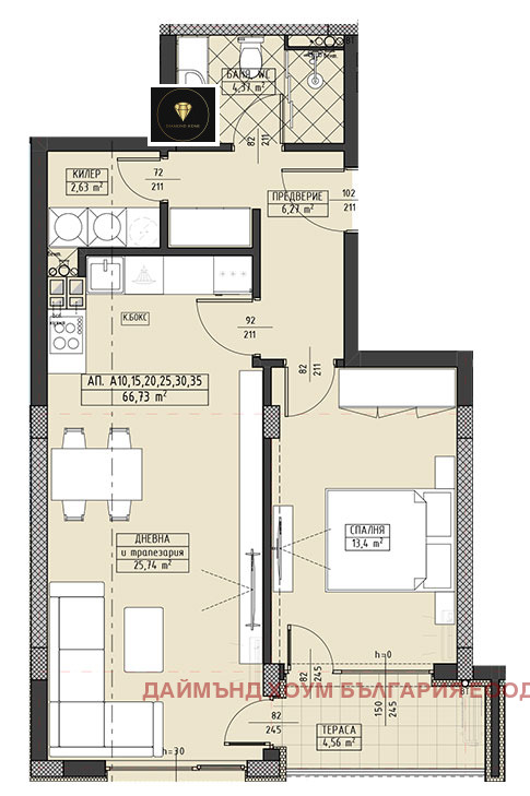 Продава 2-СТАЕН, гр. Пловдив, Христо Смирненски, снимка 1 - Aпартаменти - 47348268